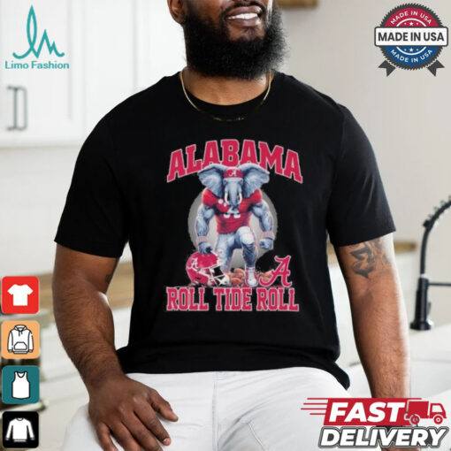 Alabama Crimson Tide Mascot Roll Tide Roll 2024 Shirt