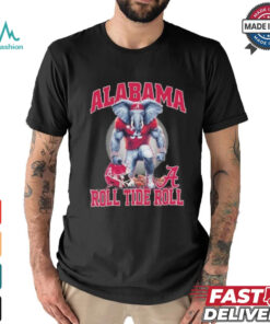 Alabama Crimson Tide Mascot Roll Tide Roll 2024 Shirt
