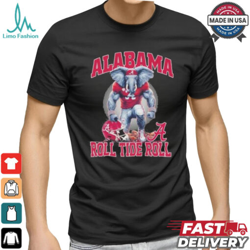Alabama Crimson Tide Mascot Roll Tide Roll 2024 Shirt