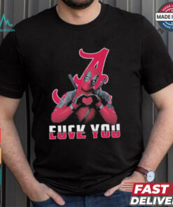 Alabama Crimson Tide X Deadpool Fuck You Love You Shirt