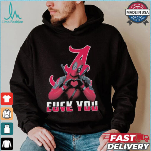 Alabama Crimson Tide X Deadpool Fuck You Love You Shirt