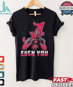 Alabama Crimson Tide X Deadpool Fuck You Love You Shirt