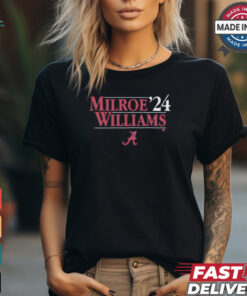 Alabama Football Milroe williams ’24 Shirt