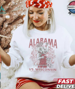 Alabama vs. Wisconsin 2024 Jump Up Get Down September 14th 2024 Camp Randall Stadium Shirt