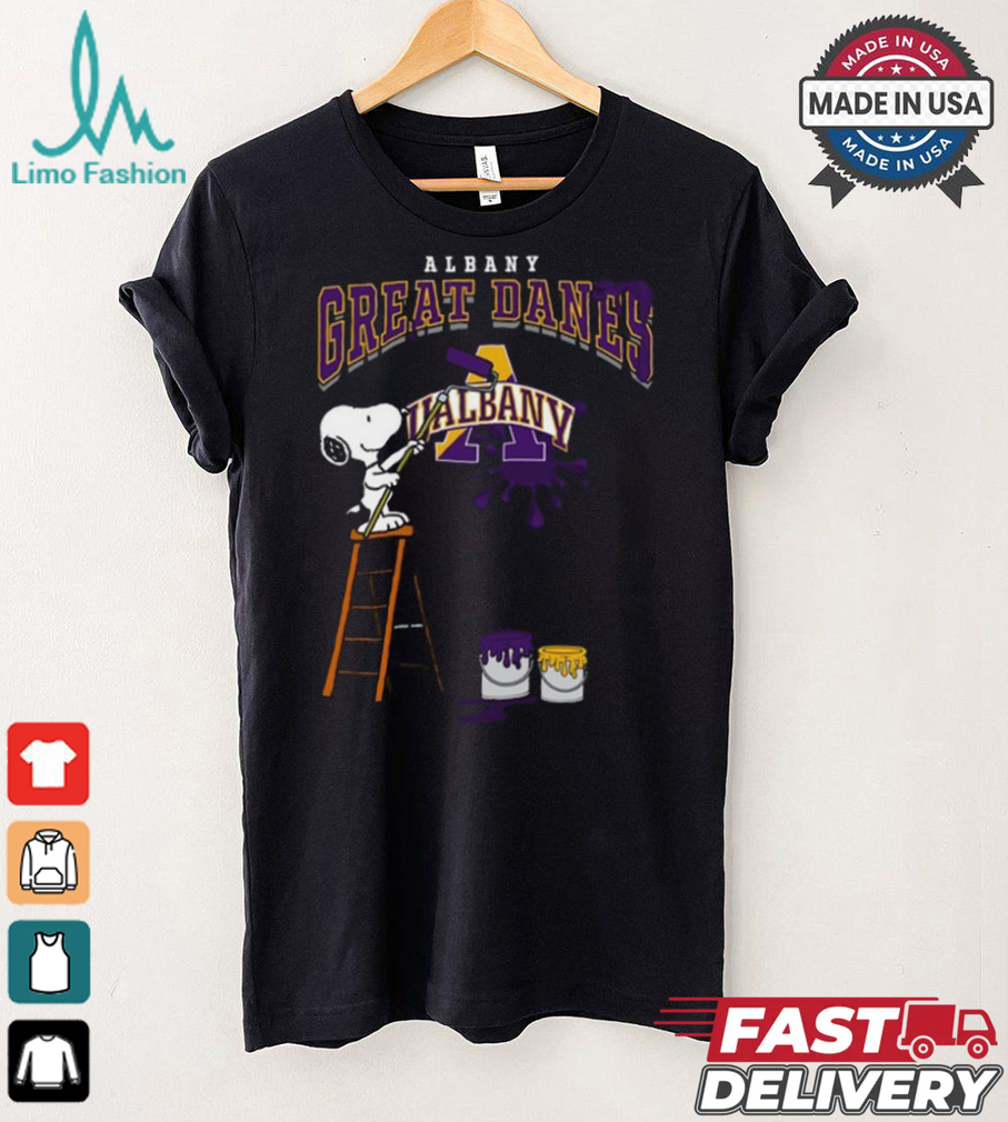 Albany Great Danes Snoopy Painting Shirt Albany Great Danes Snoopy Painting Shirt