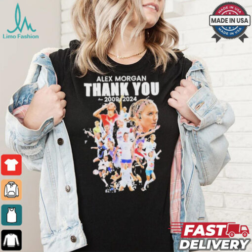 Alex Morgan Thank You 2009 – 2024 Signature T Shirt