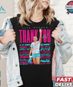 Alex Morgan Womens Soccer thank you signature 2024 shirt