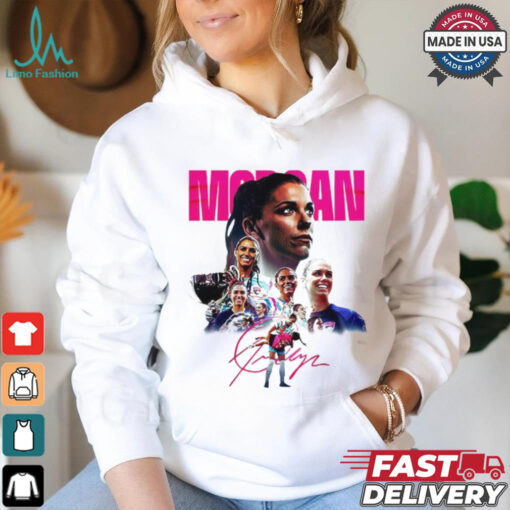 Alex Morgan women soccer player signature vintage shirt