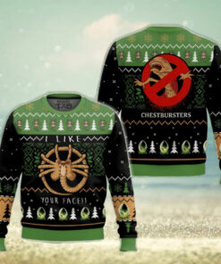 Alien Facehugger Ugly Sweater