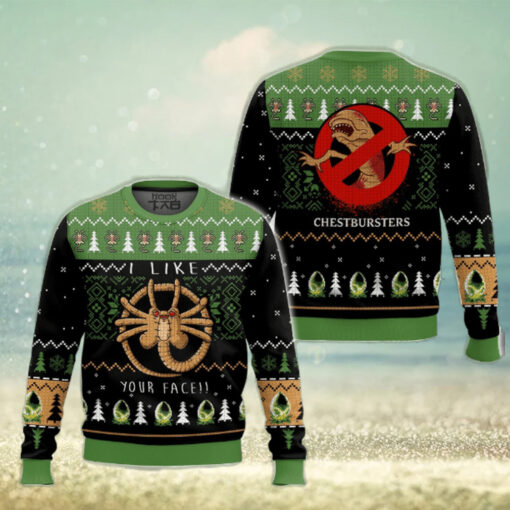 Alien Facehugger Ugly Sweater