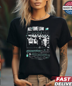 All Time Low & Glamour Kills Throwback Forever t shirt