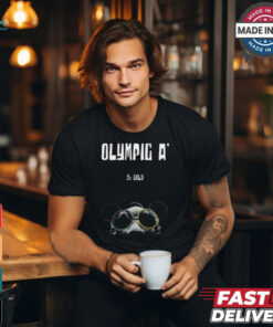 Alysha Clark Wearing Olympic A 2X Gold t shirt