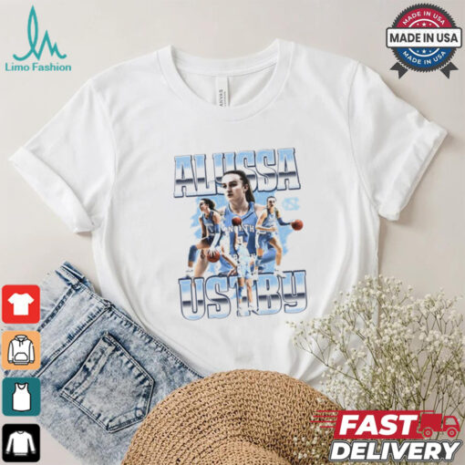 Alyssa Ustby UNC NCAA Women’s Basketball Player Collage shirt