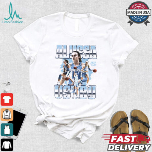 Alyssa Ustby UNC NCAA Women’s Basketball Player Collage shirt