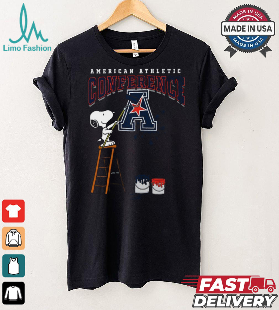American Athletic Conference Snoopy Painting Shirt American Athletic Conference Snoopy Painting Shirt