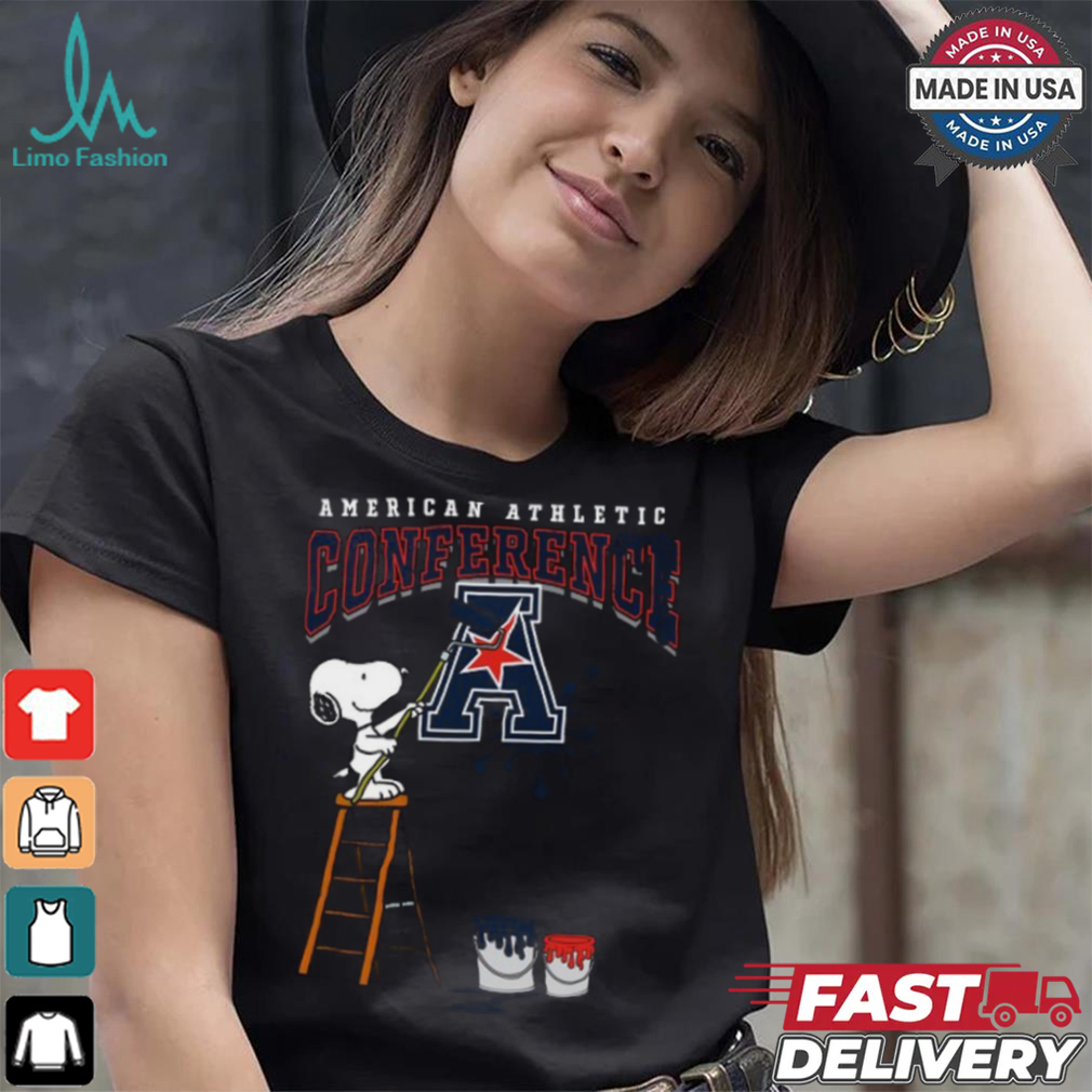 American Athletic Conference Snoopy Painting Shirt American Athletic Conference Snoopy Painting Shirt