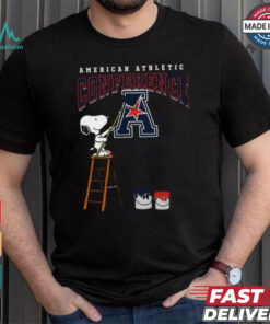 American Athletic Conference Snoopy Painting Shirt