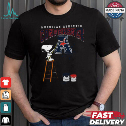 American Athletic Conference Snoopy Painting Shirt