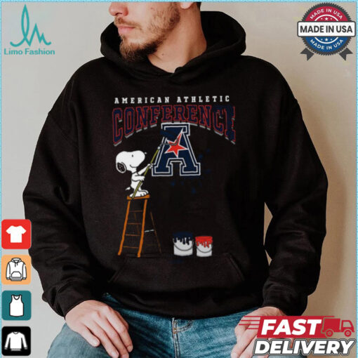 American Athletic Conference Snoopy Painting Shirt
