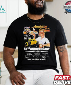 American Graffiti THX 138 51st Anniversary 1973 2024 Thank You For The Memories T Shirt