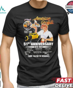 American Graffiti THX 138 51st Anniversary 1973 2024 Thank You For The Memories T Shirt