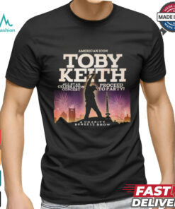 American icon Toby Keith a charity benefit show shirt