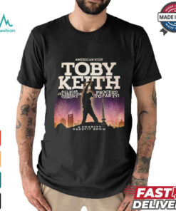American icon Toby Keith a charity benefit show shirt