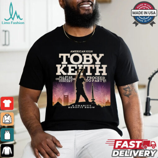 American icon Toby Keith a charity benefit show shirt