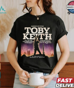 American icon Toby Keith a charity benefit show shirt