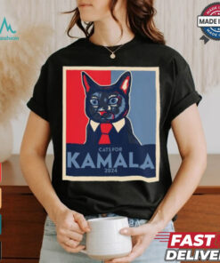 Anne Burrell Wearing Politically Purrfect Cats For Kamala 2024 Shirt