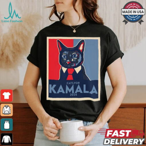Anne Burrell Wearing Politically Purrfect Cats For Kamala 2024 Shirt