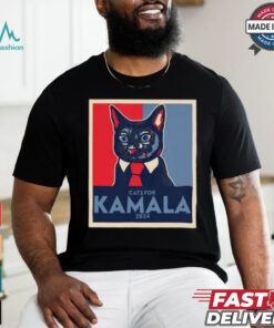 Anne Burrell Wearing Politically Purrfect Cats For Kamala 2024 Shirt