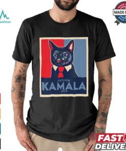 Anne Burrell Wearing Politically Purrfect Cats For Kamala 2024 Shirt