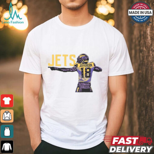 Anthony Edwards Wearing Jets Justin Jefferson Unisex T Shirt