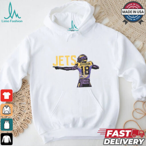 Anthony Edwards Wearing Jets Justin Jefferson Unisex T Shirt