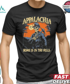 Appalachia Skull Miner Home Is In The Hills Halloween Shirt