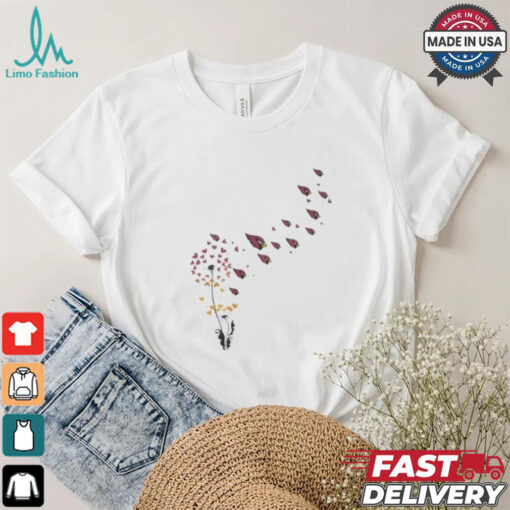 Arizona Cardinals Floral Dandelion Shirt