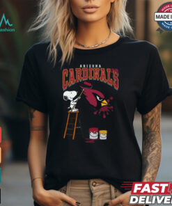 Arizona Cardinals Snoopy Painting Shirt, hoodie, sweater, long sleeve and tank top Arizona Cardinals Snoopy Painting Shirt