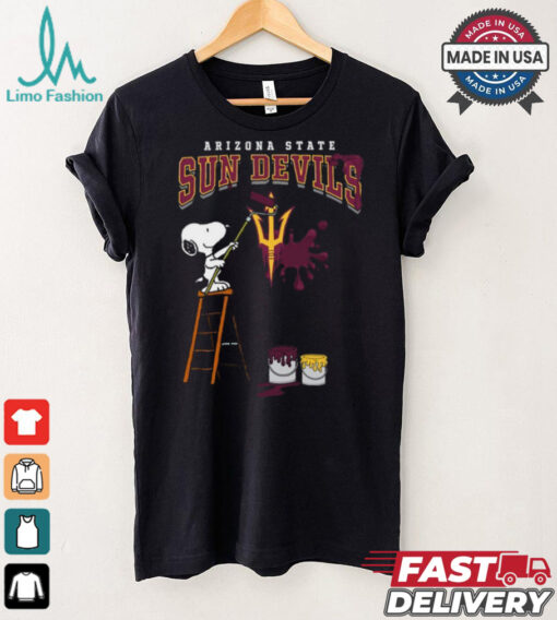 Arizona State Sun Devils Snoopy Painting Shirt