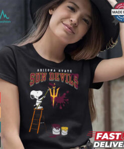 Arizona State Sun Devils Snoopy Painting Shirt