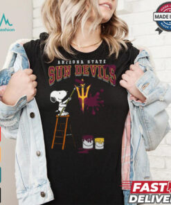 Arizona State Sun Devils Snoopy Painting Shirt