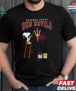 Arizona State Sun Devils Snoopy Painting Shirt