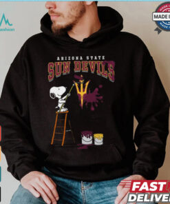 Arizona State Sun Devils Snoopy Painting Shirt