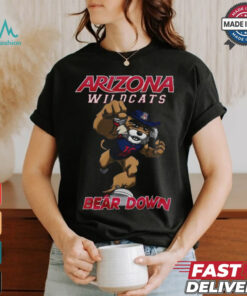 Arizona Wildcats Football Team Class Of 2024 Bear Down Mascot Shirt