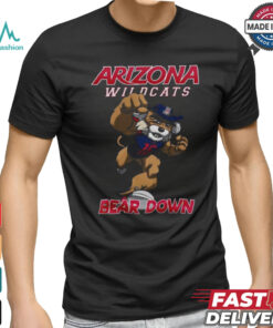 Arizona Wildcats Football Team Class Of 2024 Bear Down Mascot Shirt