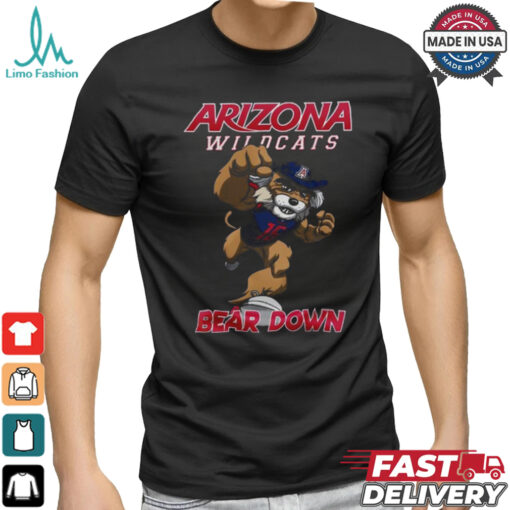 Arizona Wildcats Football Team Class Of 2024 Bear Down Mascot Shirt