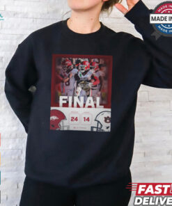 Arkansas Razorback Win 24 14 Auburn Football 2024 Game Day Final Score Shirt
