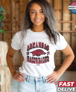 Arkansas Razorbacks Field Arched Wordmark T Shirt