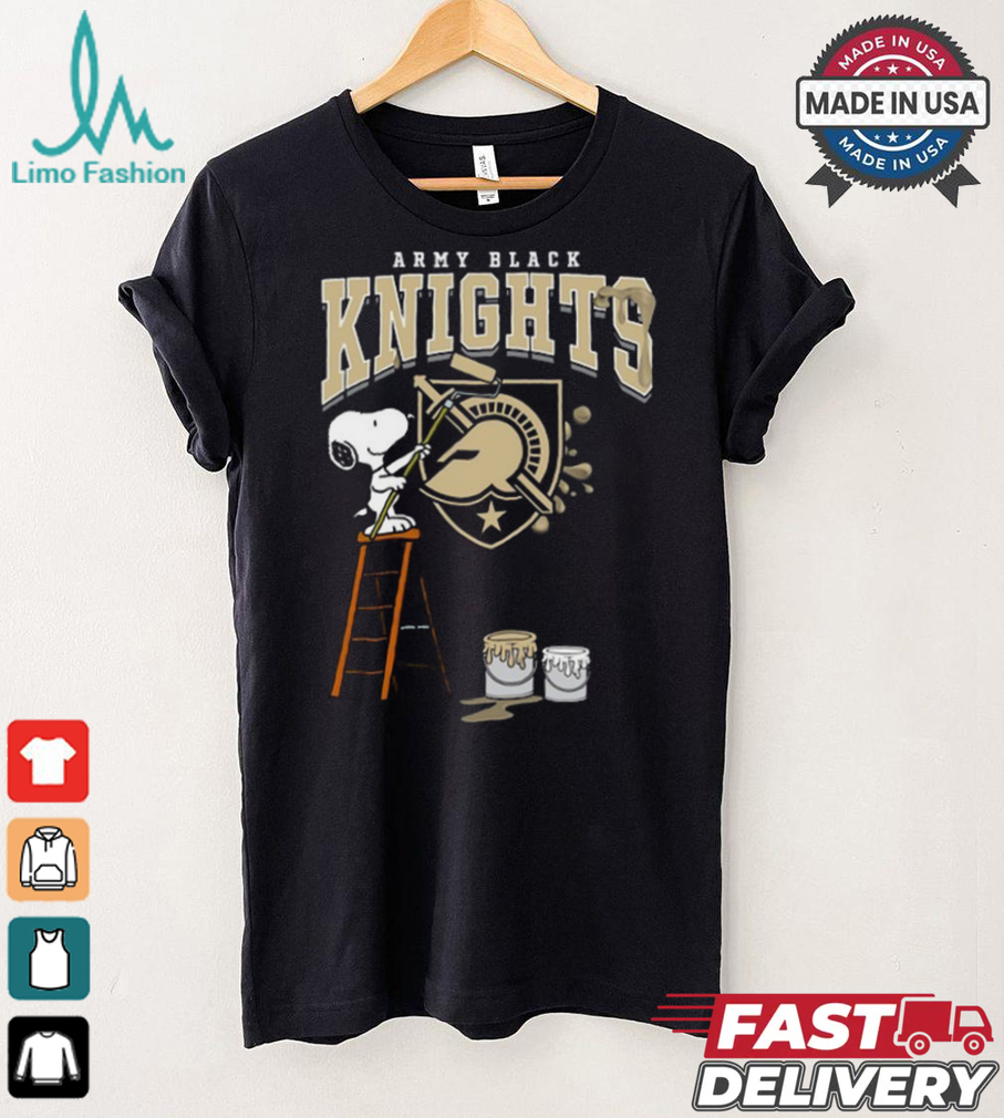 Army Black Knights Snoopy Painting Shirt Army Black Knights Snoopy Painting Shirt
