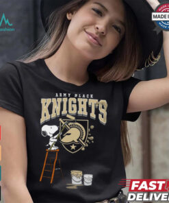 Army Black Knights Snoopy Painting Shirt